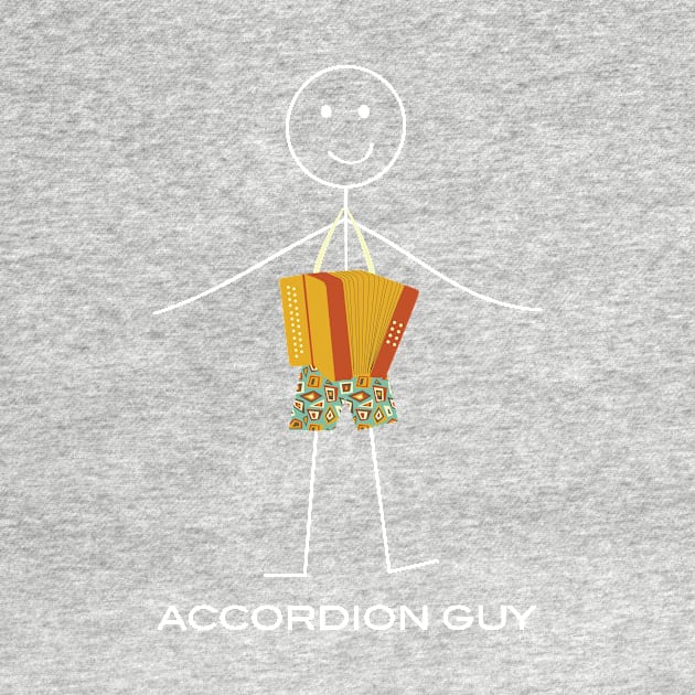 Funny Mens Button Accordion Design by whyitsme